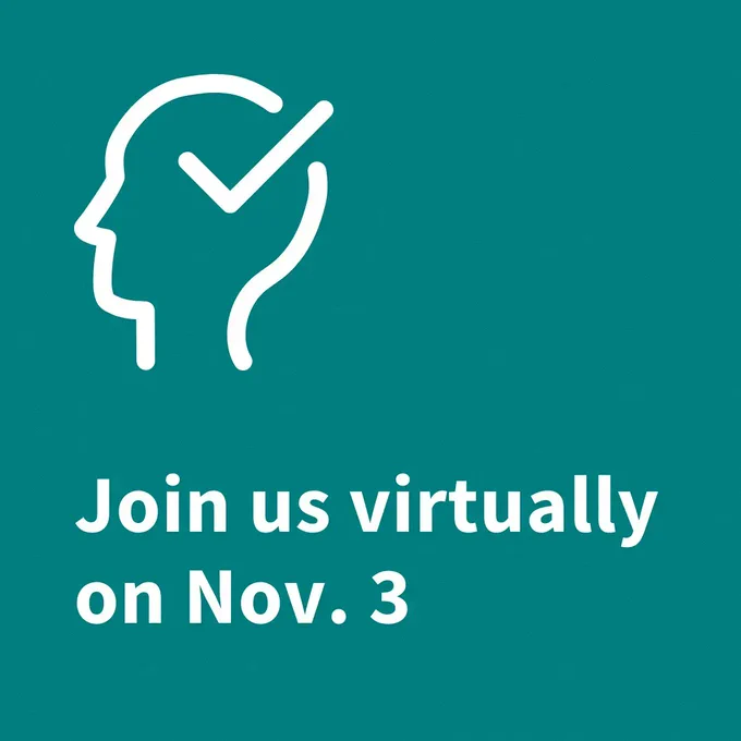 Join us virtually on November 3