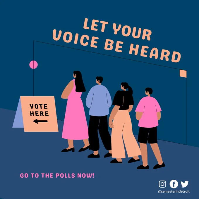Make sure you exercise your right to vote today.
