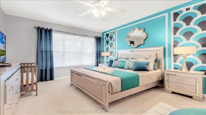 This 5 bedroom villa has 3 KING/2 FULL/2 TWIN BED and 1 Crib. All bedrooms include large LED TVs and are beautifully themed in stylish neutral tones, making them perfect for guests of all ages. We use high quality, ultra comfortable mattresses which you can only find it in 5 stars hotel. ID 246624 OwnerDirect.com