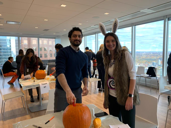 Pumpkin carving at QuadReal