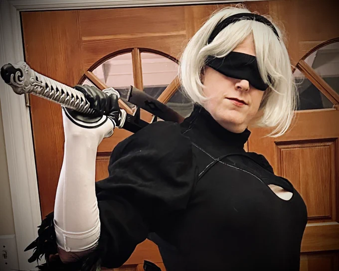 It’s me in cosplay as 2B.