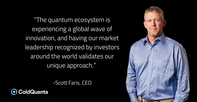 We are thrilled to share that ColdQuanta has raised $110 million in a Series B round to continue commercializing quantum technology products across the global ecosystem.