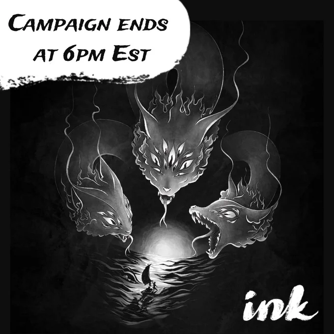 Campaign ends at 6 PM eastern 