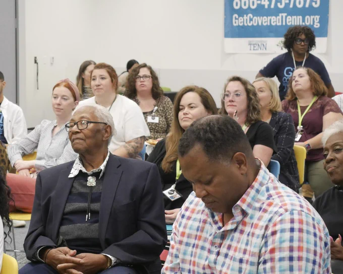 Crowd at Get Covered Tennessee event.