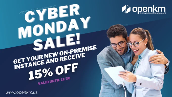 In OpenKM, Cyber Monday Offers start early and last for the entire month of November.