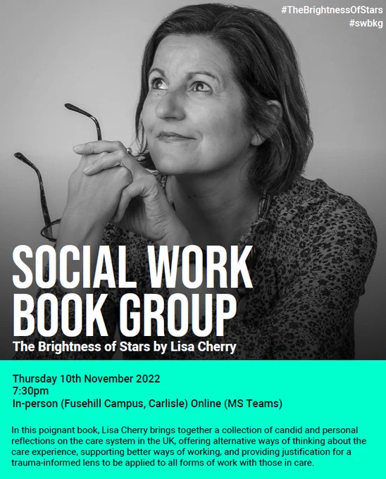 Lisa Cherry at the University of Cumbria book group 