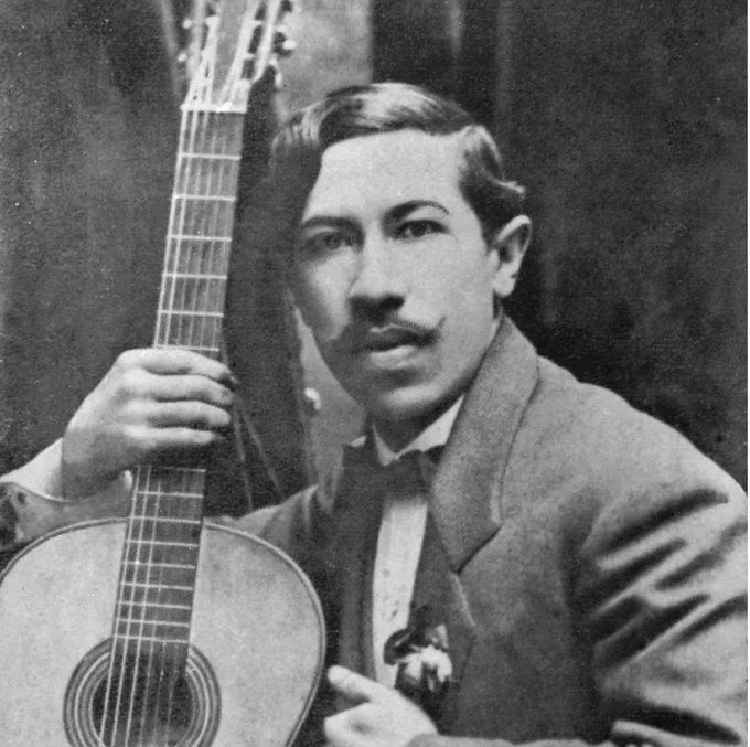 The Paraguayan guitarist/composer Agustin Barrios in 1910