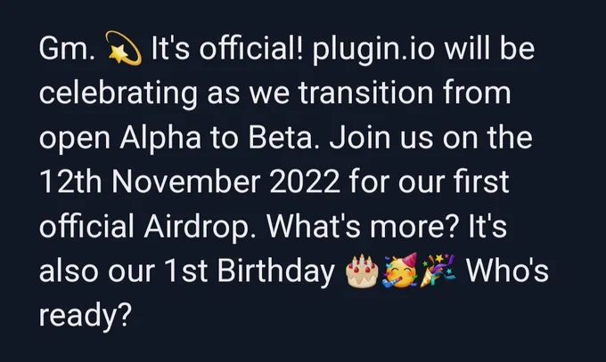 Birthday invitation