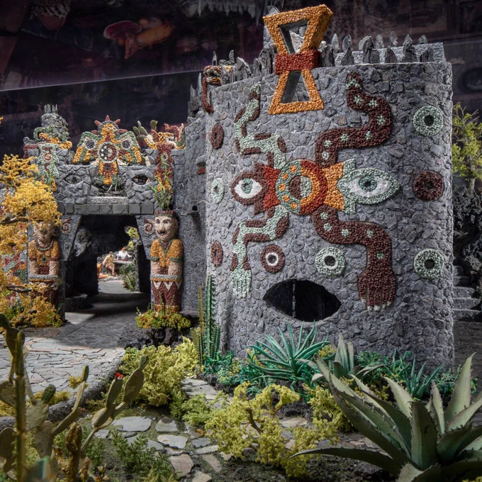 Documentary model of the Juan O’Gorman Cave-Studio House, 162 Avenue San Jerónimo