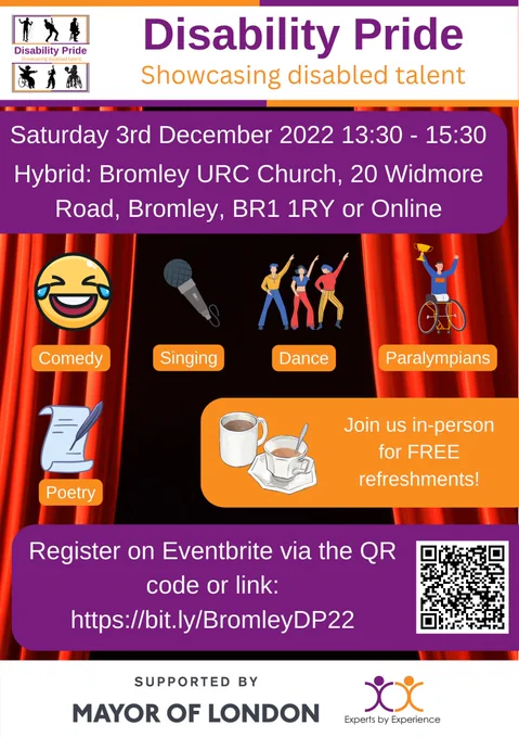 Disability Pride 2022 poster