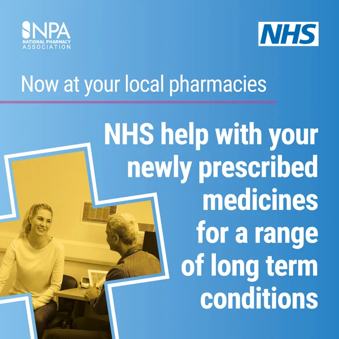 Person talking to a pharmacist