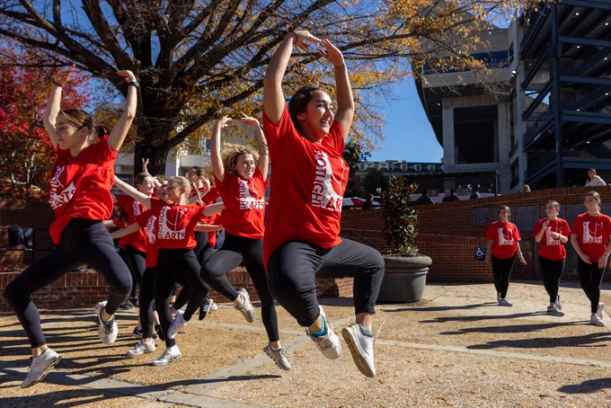 Young Choreographer’s Series performance during Spotlight on the Arts at Tate Plaza.