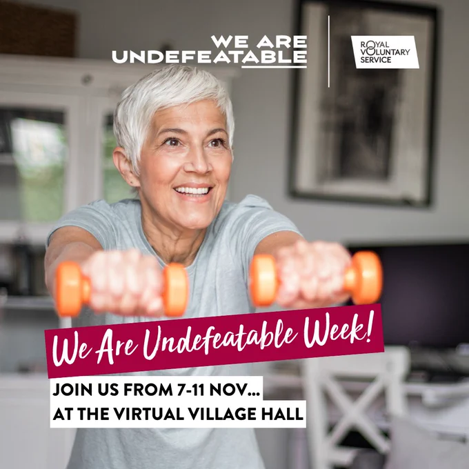 Poster for We Are Undefeatable Week, 7-11 November