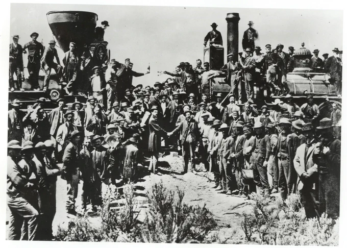 Golden Spike Ceremony at Promontory, Utah, https://docsteach.org/documents/document/golden-spike-ceremony