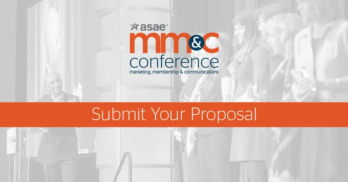 ASAE MM&C Conference. marketing. membership & communications. Submit Your Proposal.

Group of business professionals standing on stage.