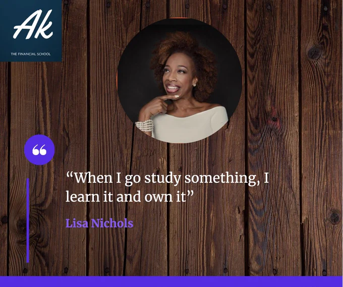 𝗟𝗲𝗮𝗿𝗻 𝗮𝗻𝗱 𝗢𝘄𝗻 #𝗔𝗽𝗽𝗹𝘆𝗞𝗻𝗼𝘄𝗹𝗲𝗱𝗴𝗲
It is not enough to have knowledge and not apply it.

Lisa Nichols, says, "When I go study something, I learn it and own it"

Let us do the same. 
#LearnandOwn 
