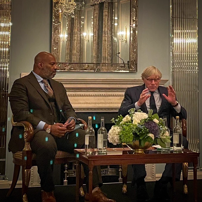 Columbia University President Lee C. Bollinger and Dean Jelani Cobb (Columbia School of Journalism) discuss “The Future of Democracy”