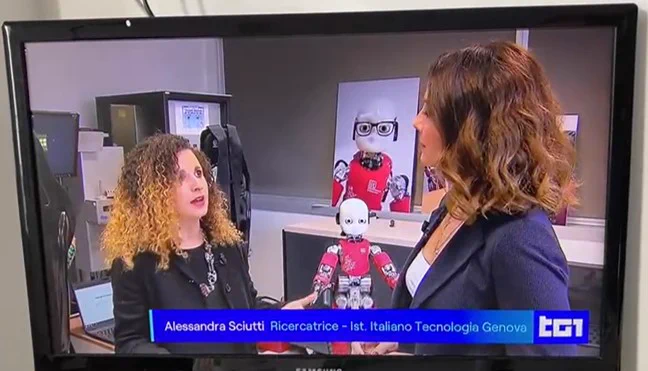 A snapshot of the interview by Barbara Capponi to Alessandra Sciutti