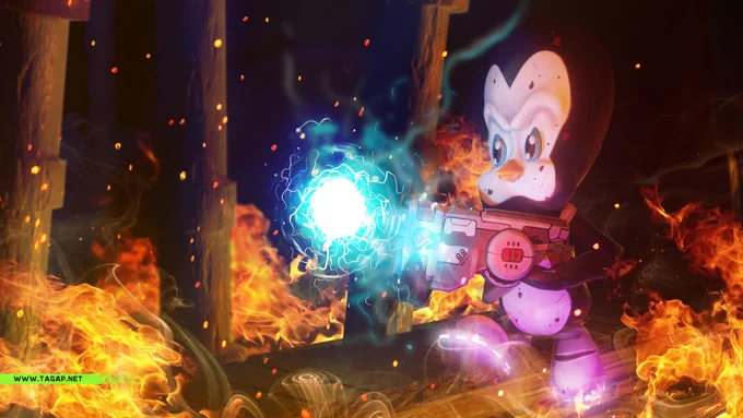 Claymation version of Pablo from TAGAP 4, as a 3D render. By Jacob Lloyd of SplashFire Studios.