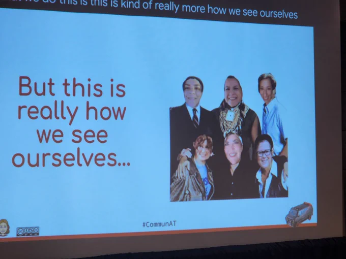Picture of ATeam with presenters faces over imposed on characters. 