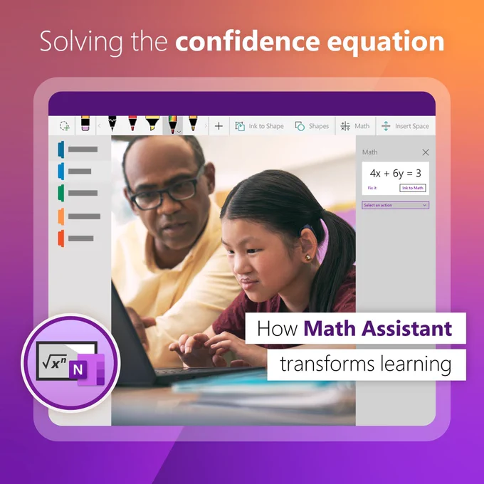 Picture of student and parent