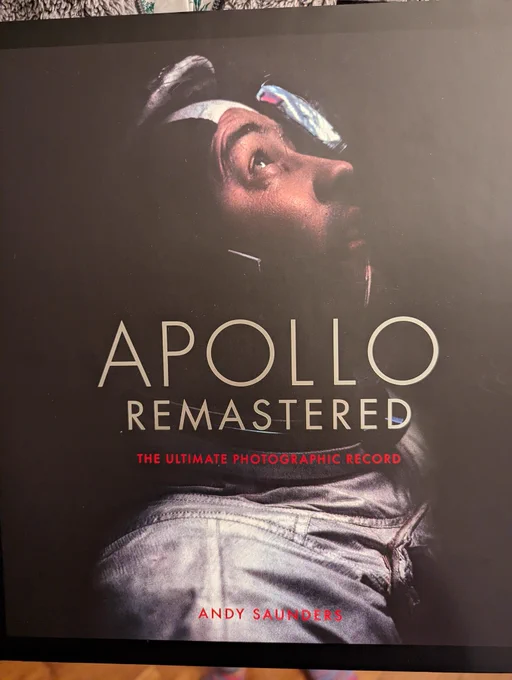 a gorgeous coffee table book called "Apollo Remastered: The Ultimate Photographic Record" by Andy Saunders
