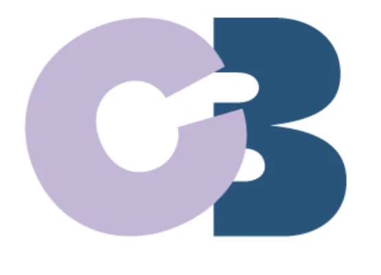 A "C" and a "B" together in a logo.