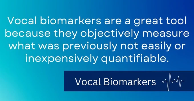 Vocal biomarkers are a great tool because they objectively measure what was previously not easily or inexpensively quantifiable: from the book “How AI Can Democratize Healthcare” by Michael Ferro and Robin Farmanfarmaian