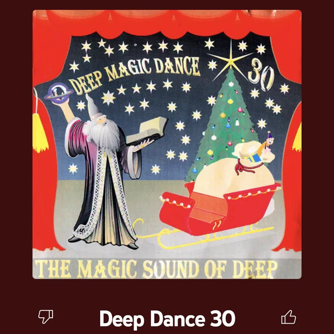 Cover til cd'en Deep Magic Dance 30. 