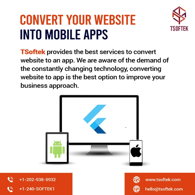 tsoftek, convert website into app, website into app, web development, app development, 