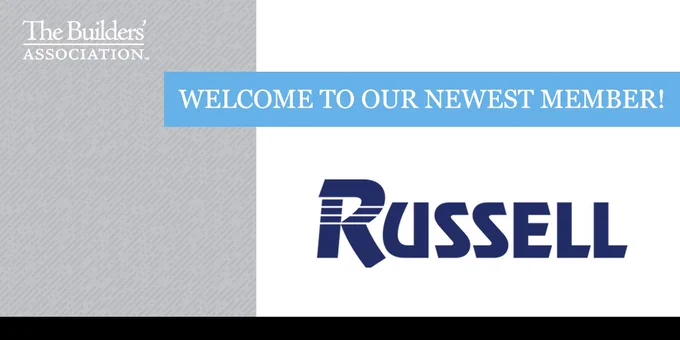 Infographic welcoming new member and their company logo