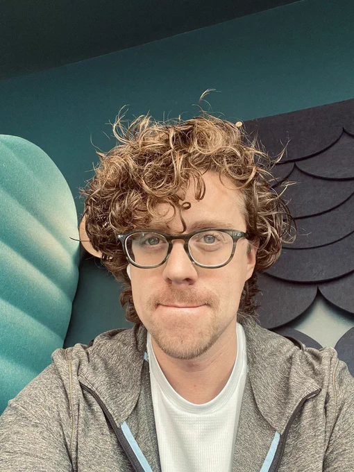 A photo of me with bigger curly hair