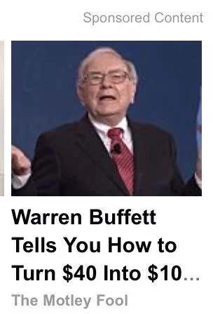 Warren Buffett Tells You How to Turn $40 Into $10…