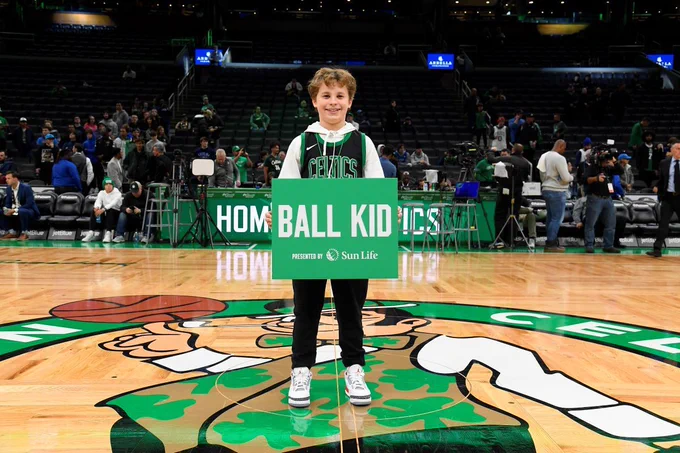 Shout-out to our awesome #SunLifeBallKid, Peter, from the #Celtics game vs. the #OklahomaCityThunder on November 14!