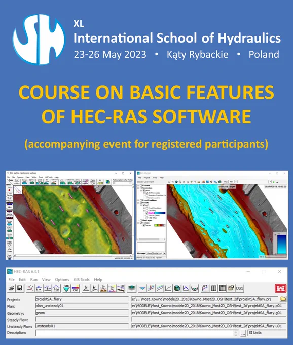 International School of Hydraulics an accompanying workshop: COURSE ON BASIC FEATURES OF HEC-RAS SOFTWARE. 