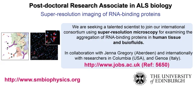 Job advertisement with link to jobs.ac.uk