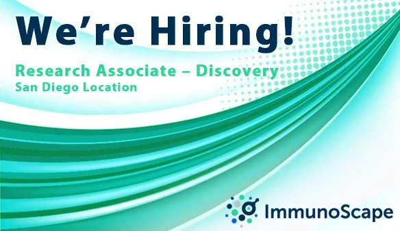 We're Hiring - Research Associate - Discovery