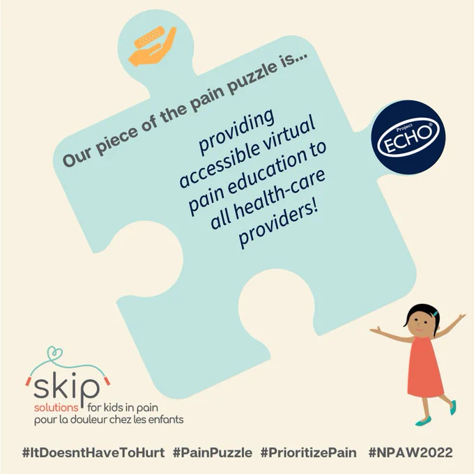 Our piece of the pain puzzle is providing accessible virtual pain education to all healthcare providers. 