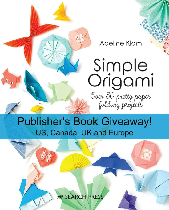 colorful book cover of Simple Origami shows folded paper objects and animals