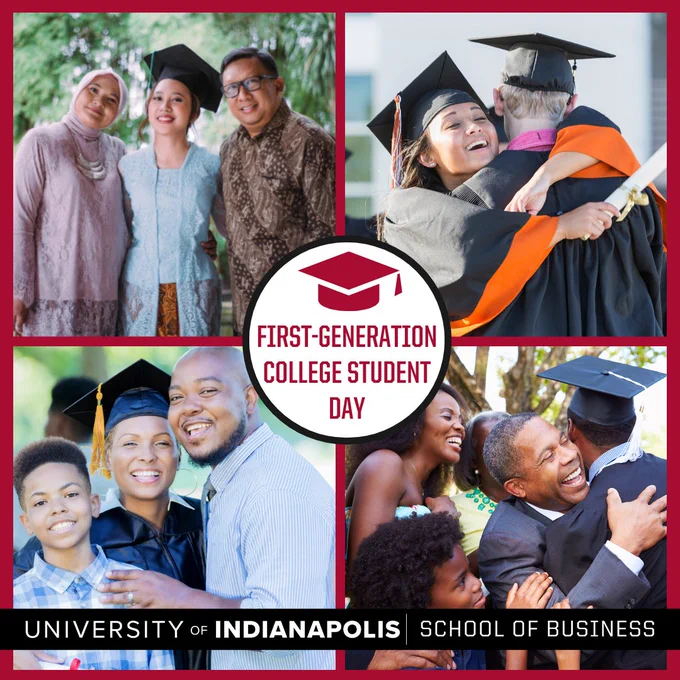 University of Indianapolis School of Business and Alumni Network Celebrates First-Generation College Student Day - Nov 8, 2022