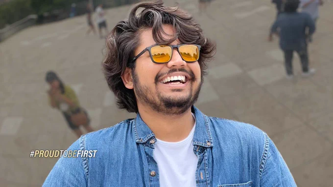Darsh Patel, proud to be first
