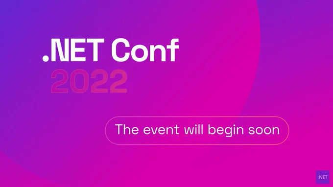 .NET Conf will begin soon