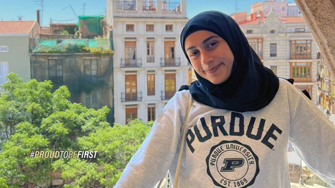 Zahra Al-Awadi, proud to be first