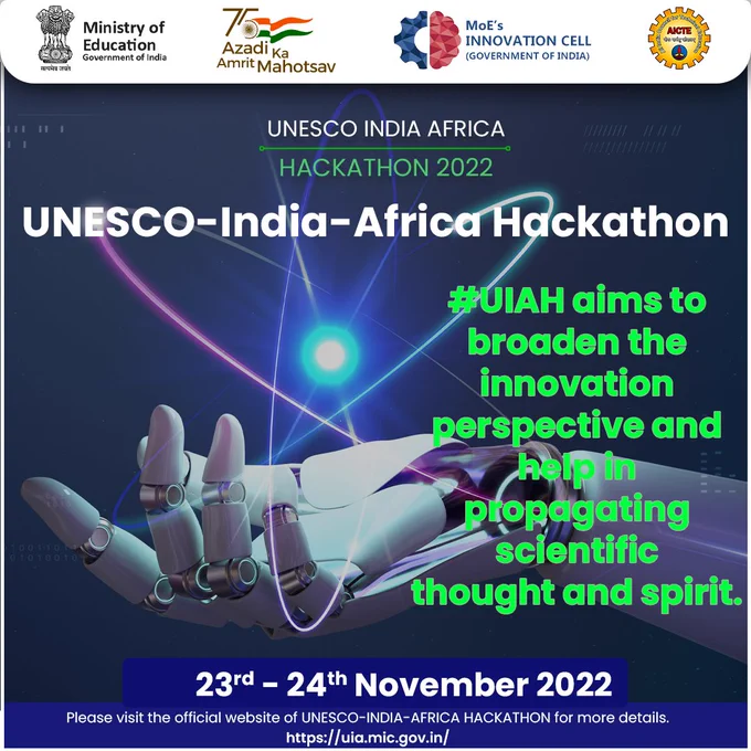 #UIAH
UNESCO India Africa Hackathon 