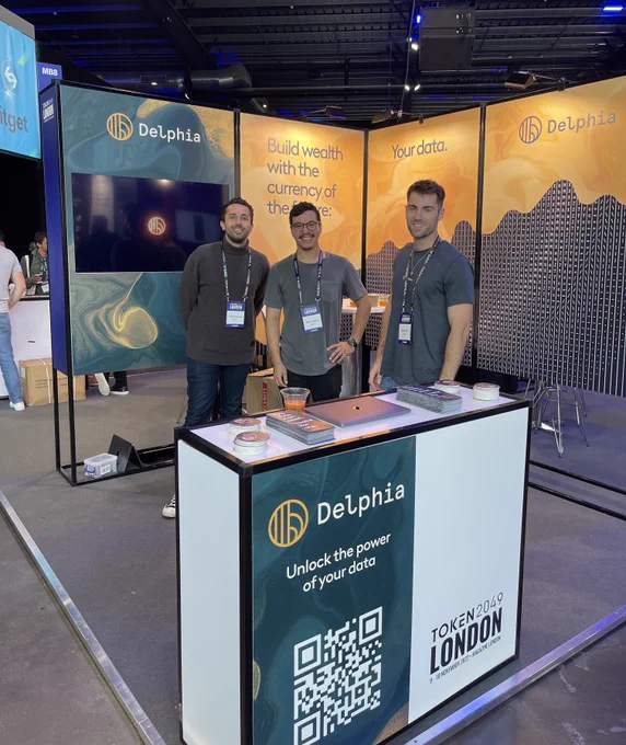 Delphia Team at Token2049 