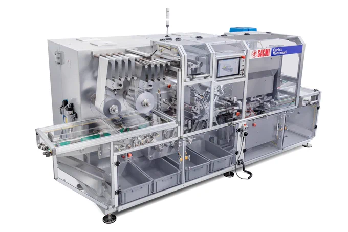 An image of Sacmi's HTB wrapping machine.