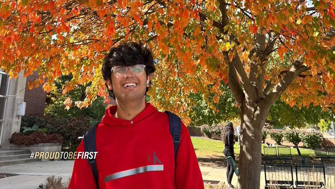 Satyam Dave, proud to be first