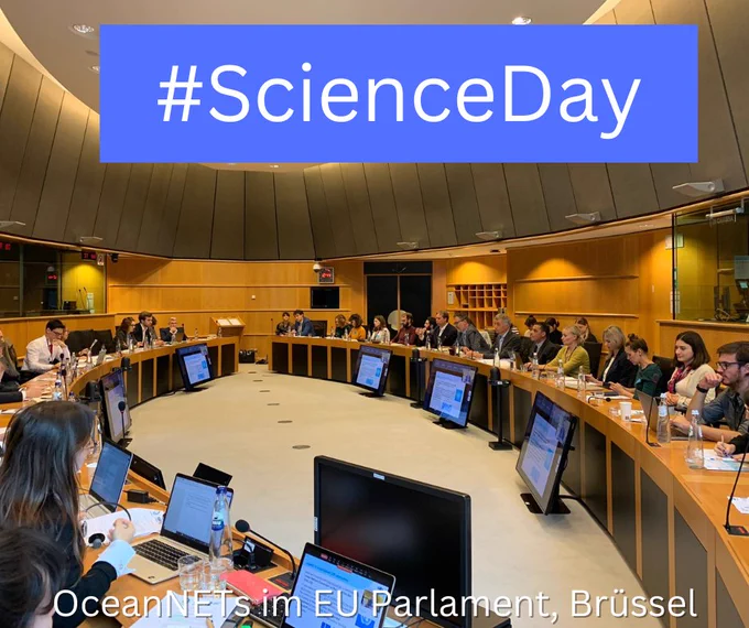 OceanNETs at a scientific hearing in the EU parlament in Brüssel