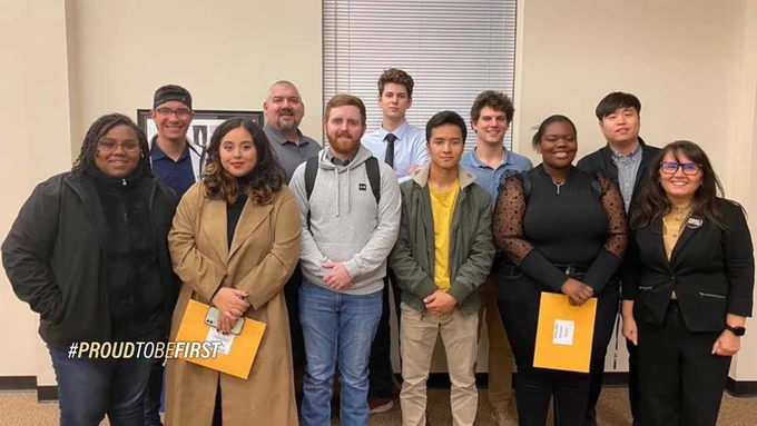Alpha Alpha Alpha First-Generation Honor Society inductees