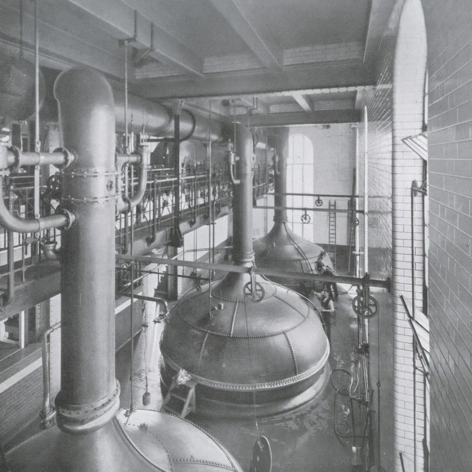 Brewing Coppers from 50 years of Brewing, from the National Brewing Library at Oxford Brookes Special Collections
